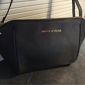 Black Leather Annick Levesque bag.